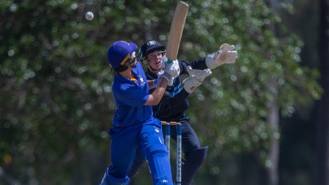 GPS First XI cricket between Brisbane Grammar School and Churchie - photos by Stephen Archer