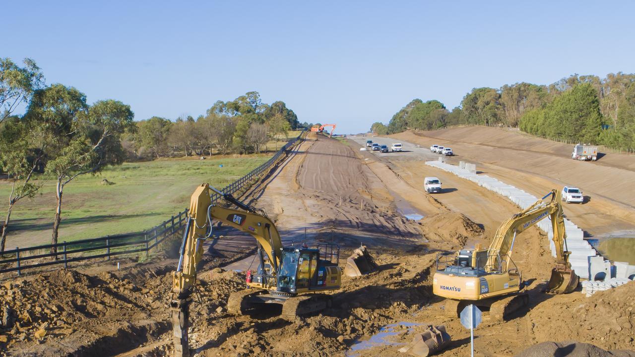 Drysdale Bypass: Bellarine MP Lisa Neville tours site as earthworks ...