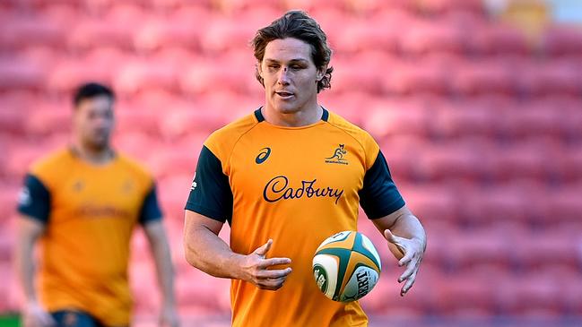 Wallabies skipper Michael Hooper. Picture: Bradley Kanaris/Getty Images