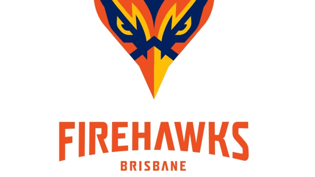 The logo for the Brisbane Firehawks expansion franchise hoping for admission into the NRL. Pictures: Supplied