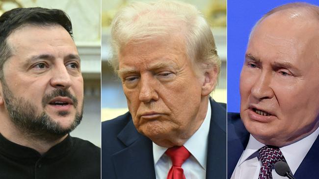 Volodymyr Zelensky has invited Donald Trump to join talks with Vladimir Putin in Turkey this week. Picture: AFP.