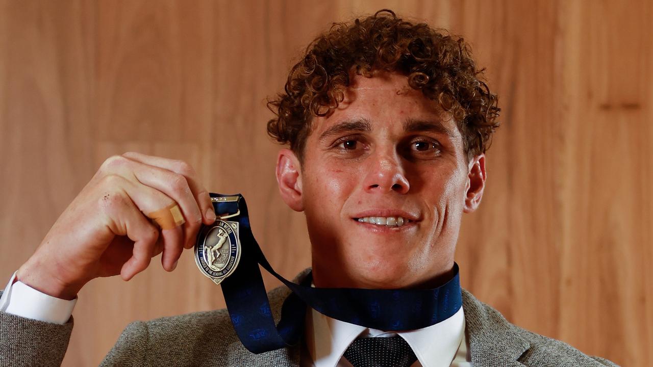 Curnow has won the Coleman Medal in the last two seasons. Picture: Dylan Burns/AFL Photos via Getty Images