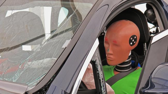 Detail of a simulated car accident. Picture: iStock