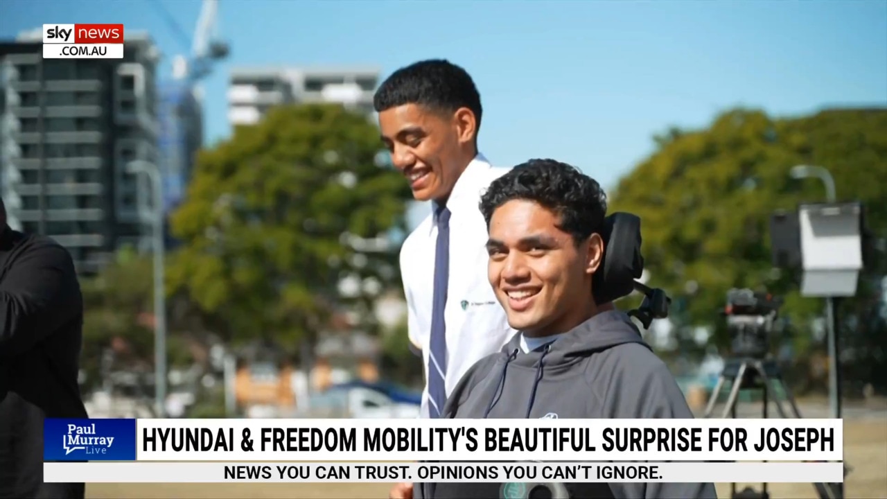 ‘Once in a generation talent’: NRL hopeful Joseph Pouniu gifted Hyundai mobility vehicle