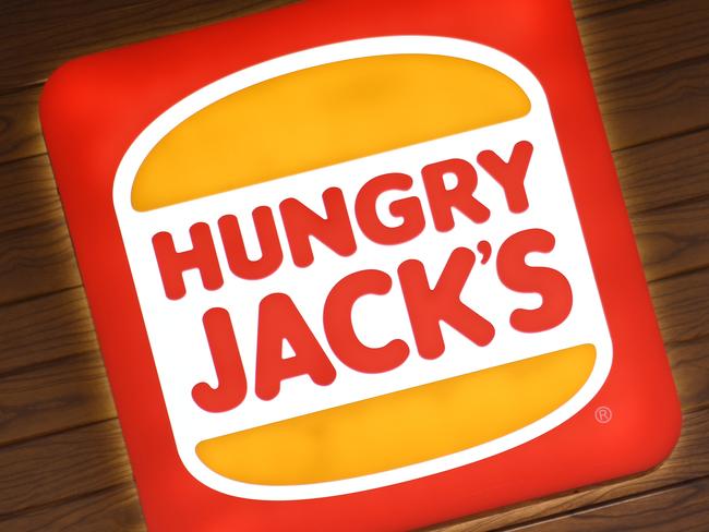 Hungry Jack's logo is seen at a fast food outlet in Sydney, Monday, July 9, 2018. (AAP Image/Mick Tsikas) NO ARCHIVING