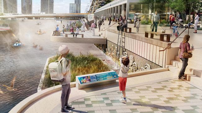 The project promises four kilometres of interconnected promenades, parks and open spaces.