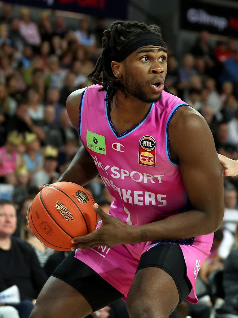 Ex-Jazz man Jarrell Brantley, now in the NBL in New Zealand, let the cat out of the bag for Tucker and Davy. Picture: Getty Images