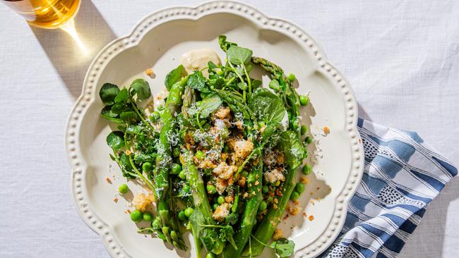 Seasonal perfection: a crunchy asparagus salad. Photo: Nikki To / TWAM