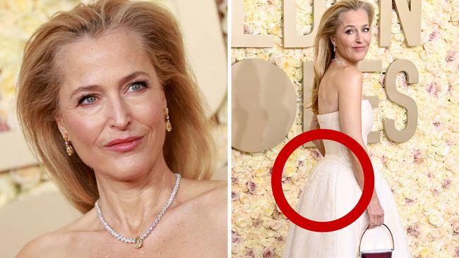 Gillian Anderson made a big statement on the red carpet at the 2024 Golden Globes.