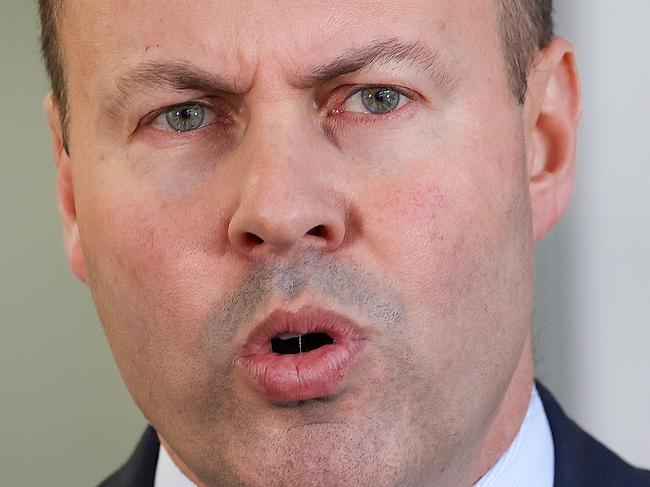 Treasurer Josh Frydenberg. Picture: NCA NewsWire / Ian Currie