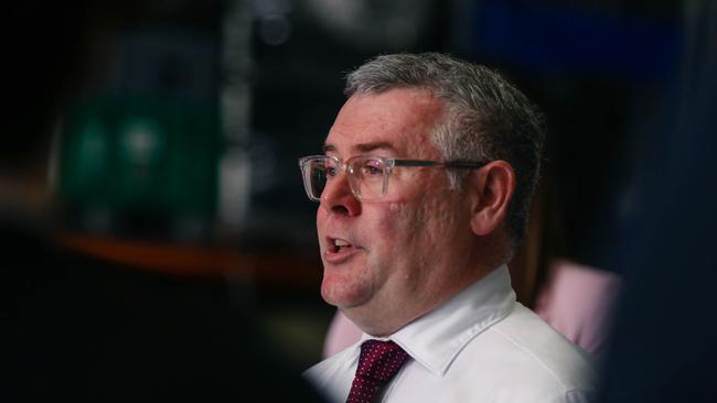 Emergency Management Minister Murray Watt described digital censorship as a ‘really good thing’. Picture: Glenn Campbell