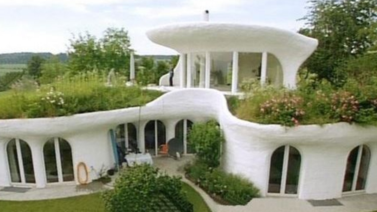 An earth house does not have to be built under the ground, it can be placed onto naturally grown terrain.