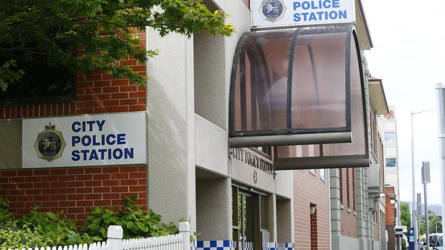 Tasmania Police City Station. Emergency. Picture: MATT THOMPSON