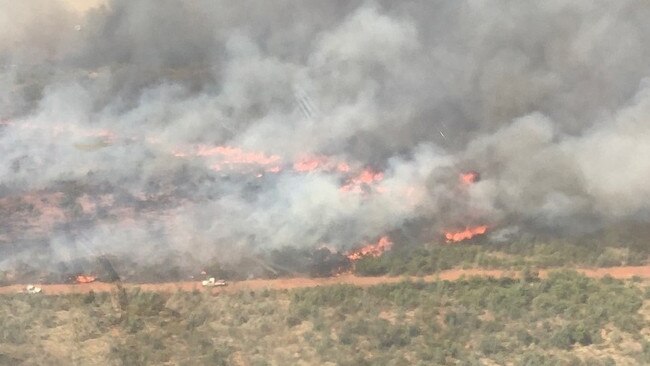 Central Desert Regional Council will receive a grader which will be used to create fire breaks across the Barkly Region. Picture: Bushfires NT