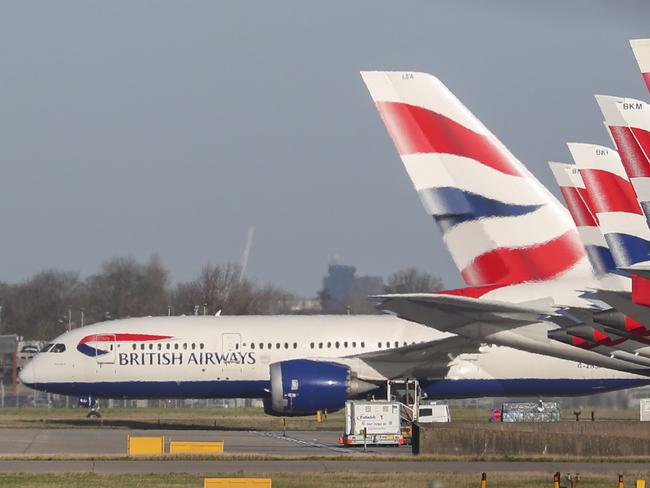 British Airways has stopped all flights to China. Picture: AP