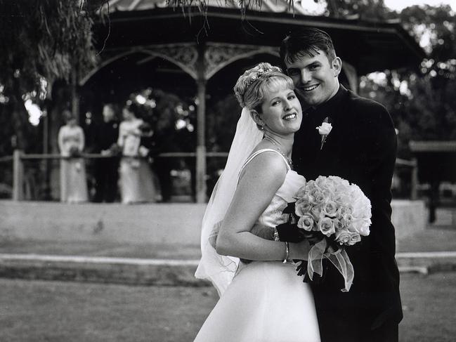 Andrew Wheeler and Karen Brady were married in Maryborough on December 3, 2000.