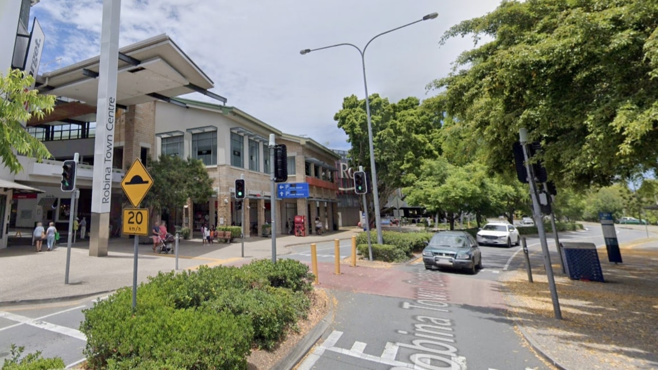 A bus driver was allegedly stabbed outside a shopping centre in Robina, Queensland.