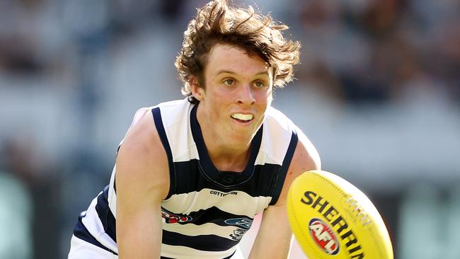 The Cats drafted Max Holmes after a live trade with Richmond. Picture: Michael Klein