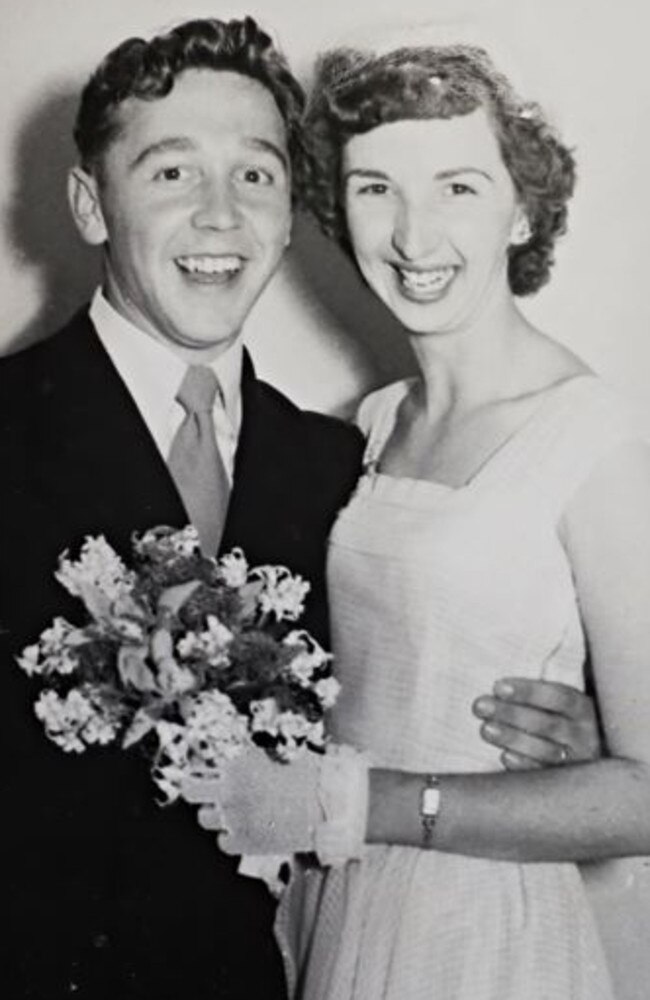 Gerry and Valeria Zwart on their wedding day. Picture: Supplied.