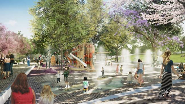 Canterbury-Bankstown Council has released a proposed master plan for Paul Keating Park. Picture: Planning documents