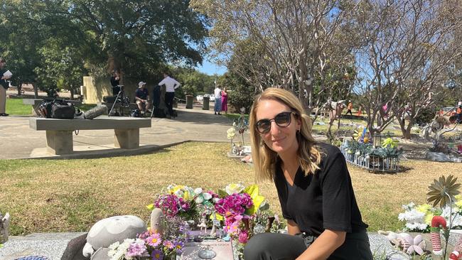 Altona mother Lisa Cilia, who lost her daughter Emilie late in her pregnancy almost 10 years ago, says the garden is a “sacred place”.