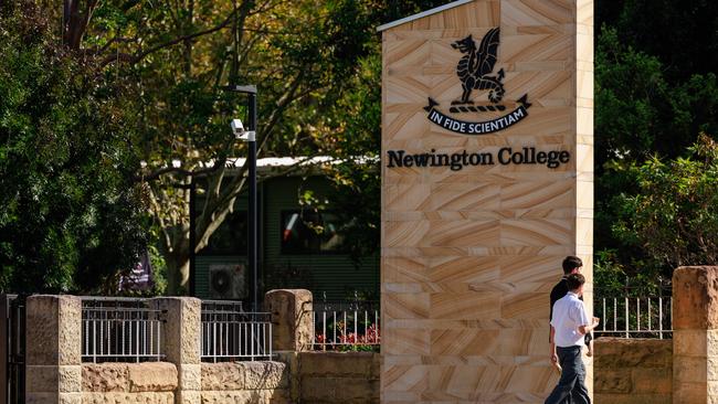 Newington College. Picture: Justin Lloyd