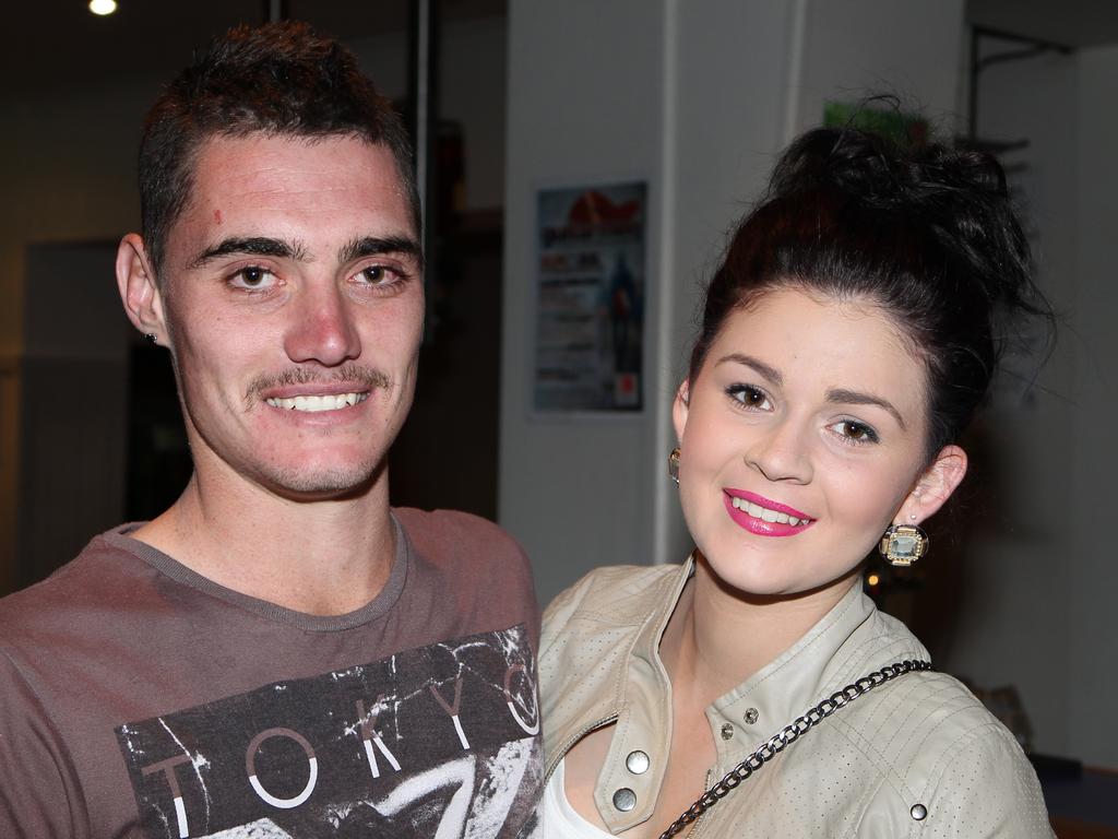 Nitelife- Out and About: Liam Jurrah and Jayme Neale at Tatts. Photo Allan Scurr / The Chronicle