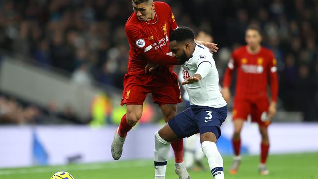 Liverpool’s pressing starts right at the top. Photo: Richard Heathcote/Getty Images