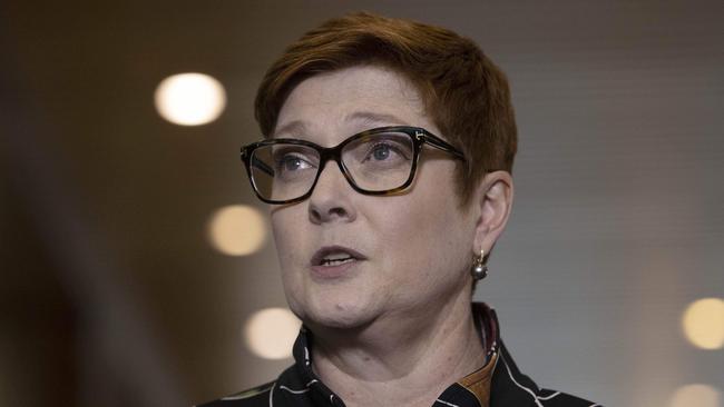 Foreign Minister Marise Payne. Picture: Gary Ramage