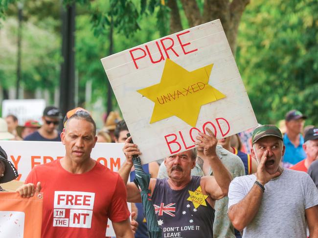 Anti-hate group slams anti-vax/mandate protesters