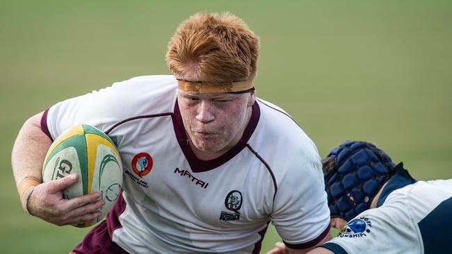 St Patrick’s hooker Manaaki Bateman playing for Queensland. Picture: Julian Andrews