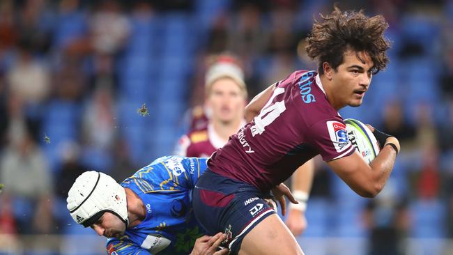 The versatile Jordan Petaia is ready for another season with the Queensland Reds. Picture: Chris Hyde/Getty Images