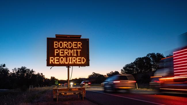 The Victoria-NSW border, including the Albury-Wodonga region pictured, will be heavily patrolled as NSW’s Covid-19 outbreak worsens, Picture: Simon Dallinger