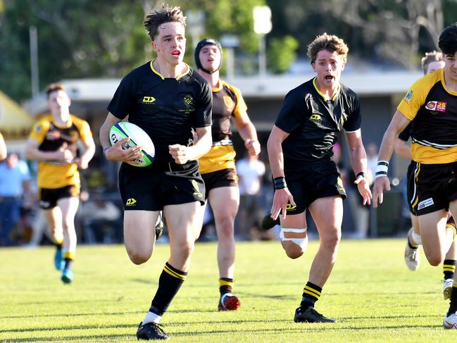 Padua Vs St Laurence. AIC First XV rugby grand final.Saturday June 10, 2023. Picture, John Gass