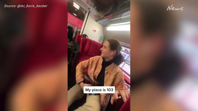 Passenger’s train act goes viral