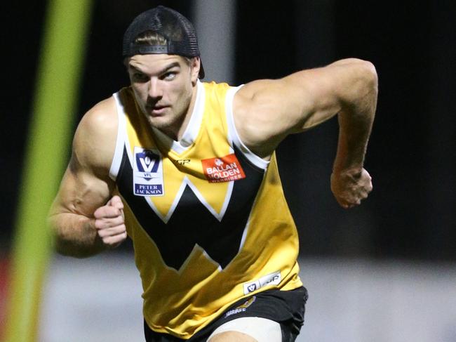 Jack Berry training with Werribee. Picture: Mark Wilson