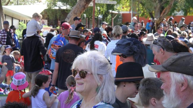 The 2025 Bangtail muster took place on Todd St, Alice Springs, on the Labour Day public holiday, May 5, 2025. Picture: Gera Kazakov