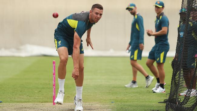 Australia quick bowler Josh Hazlewood. Picture: Brett Costello