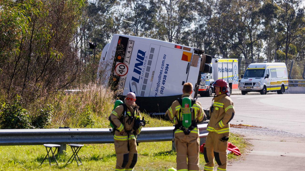 The horror crash left 10 people dead and 25 injured. Picture: NCA NewsWire / David Swift