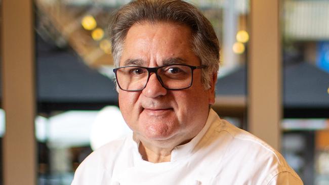 MELBOURNE, MAY 31, 2023: Chef Guy Grossi  pictured at his restaurant Grossi Florentino for the Big V. Picture: Mark Stewart