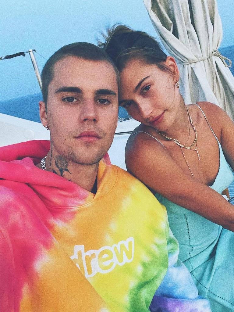 Justin and Hailey Bieber are a very public couple. Source: Instagram