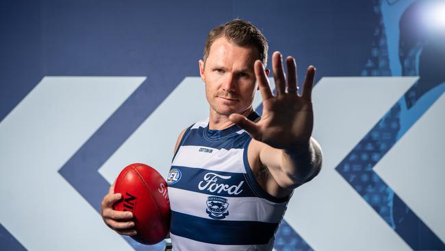 Can Patrick Dangerfield help lead Geelong to a new AFL/VFL record? Picture: Brad Fleet