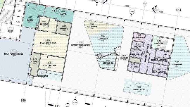 Design plans for the Mackay Northern Beaches Community Hub in Rural View. Picture: Mackay Regional Council