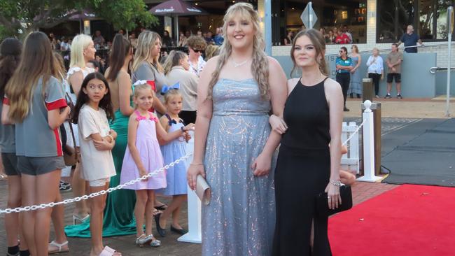 Students celebrating the Urangan State High School formal.