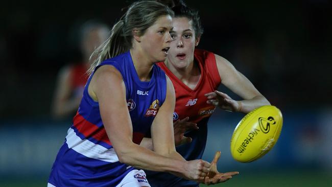 Katie Brennan has signed with the Bulldogs as one of two marquee players. Picture: Wayne Ludbey