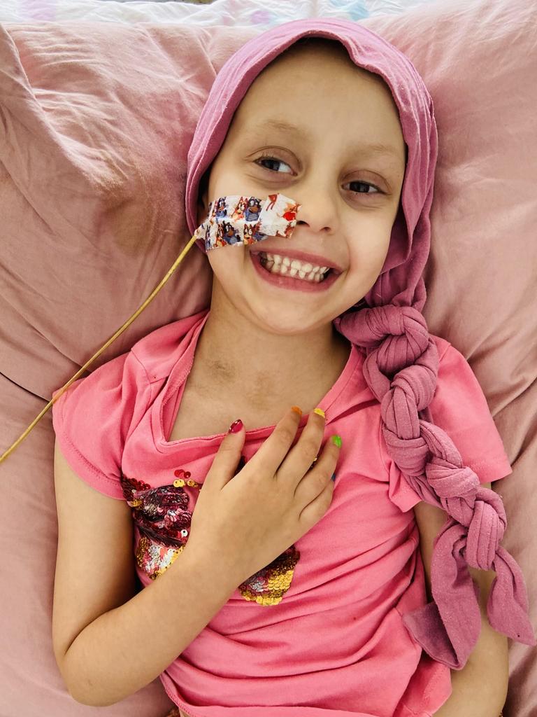 Mira, 5, passed away from a rare brain tumour last year. Picture: Supplied.