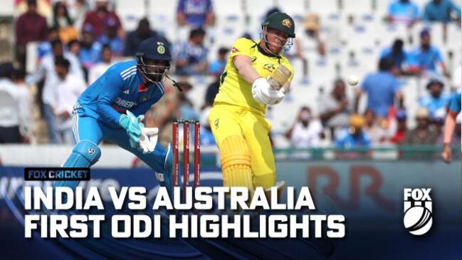 India v Australia: 1st ODI Match Highlights