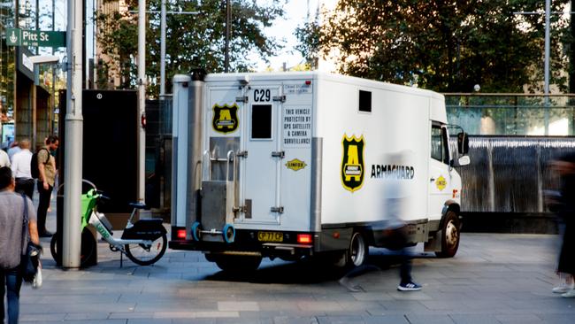 Armaguard owner Linfox wants banks to pay an extra $50m in fees. Picture: Nikki Short