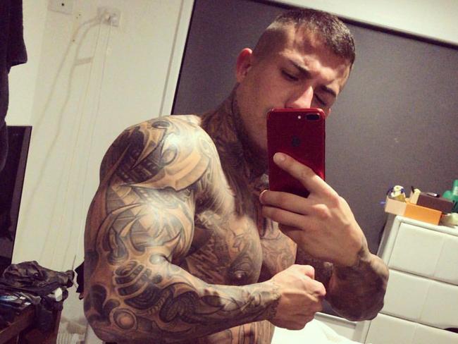 Accused Villains gang member Harley Barbaro. Picture: Instagram