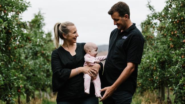 Adam and Grace D'Arcy at Plenty Cider. Source: SUPPLIED.